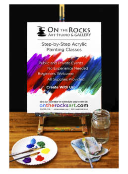 On The Rocks Poster
